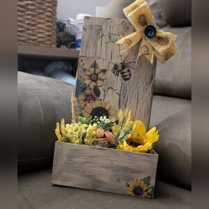 Sunflower and Bumble Bee